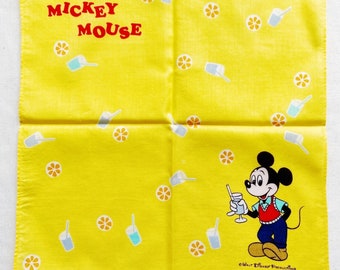 Vintage Mickey Mouse Handkerchief