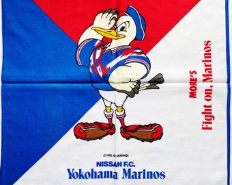 Vintage 1992 Yokohama Marinos Handkerchief