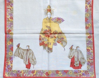 Vintage Japanese Handkerchief