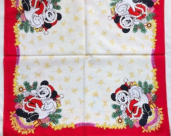 Vintage Mickey Mouse Handkerchief