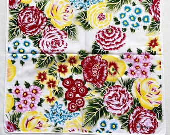 Vintage Floral Handkerchief