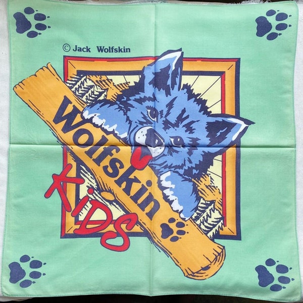 Vintage jack wolfskin Handkerchief