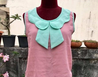 Ribbon Blouse | Etsy Ribbon Blouse | Etsy