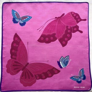 Fazzoletto vintage Hanae Mori Butterfly