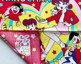 ヴィンテージ ひみつのアッコちゃん ハンカチ: 日本の漫画グッズ