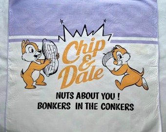 mouchoir Chip 'n' Dale vintage