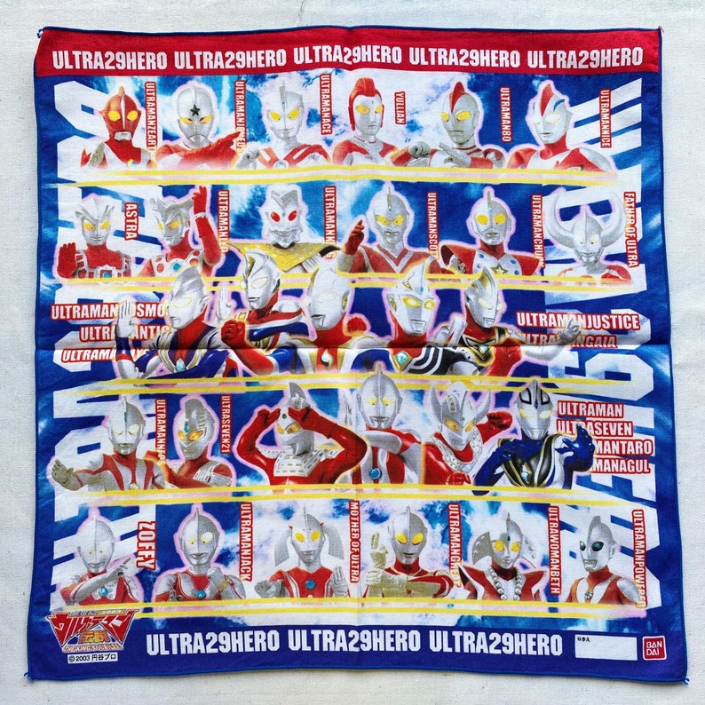 Vintage ultraman handkerchief
