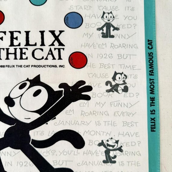 Vintage 1988 Felix the Cat Handkerchief - Etsy