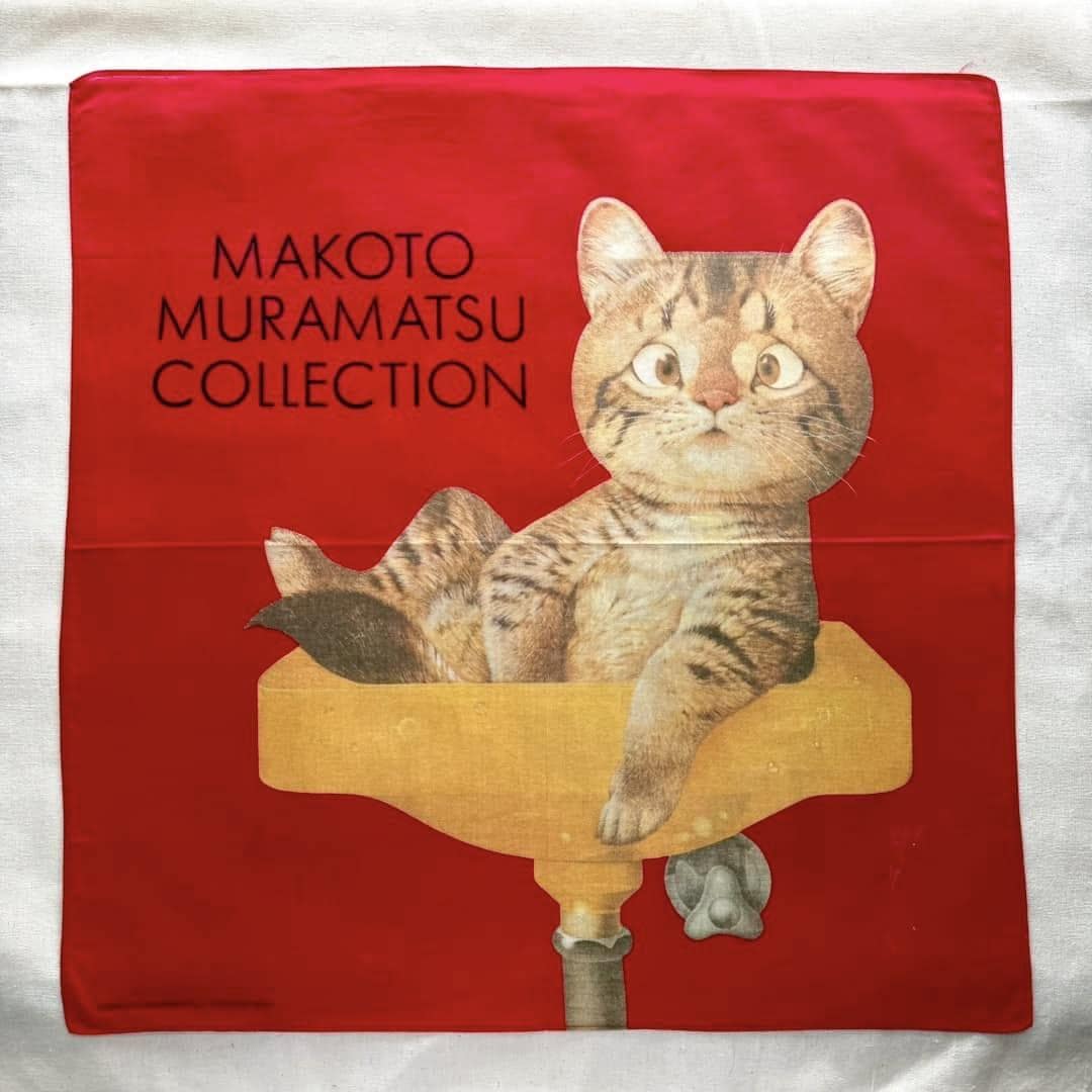 Vintage Cat Handkerchief: Makoto Muramatsu Collection - Etsy