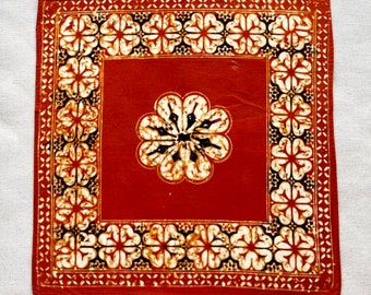 Vintage Flower Handkerchief