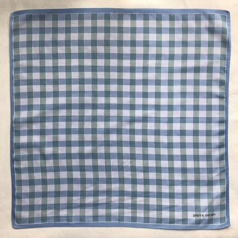 Vintage Plaid Handkerchief