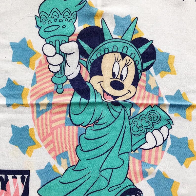 Vintage mickey mouse handkerchief hand embroidered wedding etsy Vintage mickey mouse handkerchief hand embroidered wedding etsy