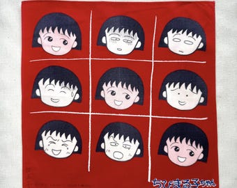 Vintage90s Chibi Maruko Chan Handkerchief - Etsy