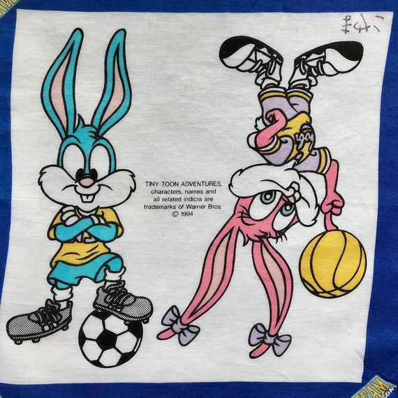 Vintage Tiny Toon Handkerchief - image 2