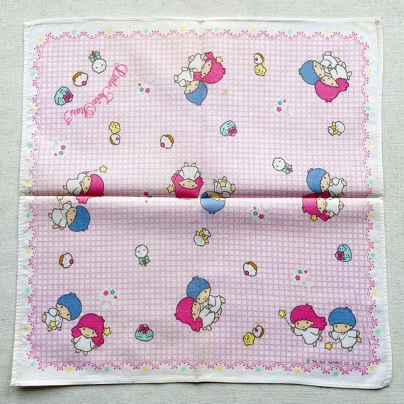 Vintage Little Twin Stars Handkerchief - image 1