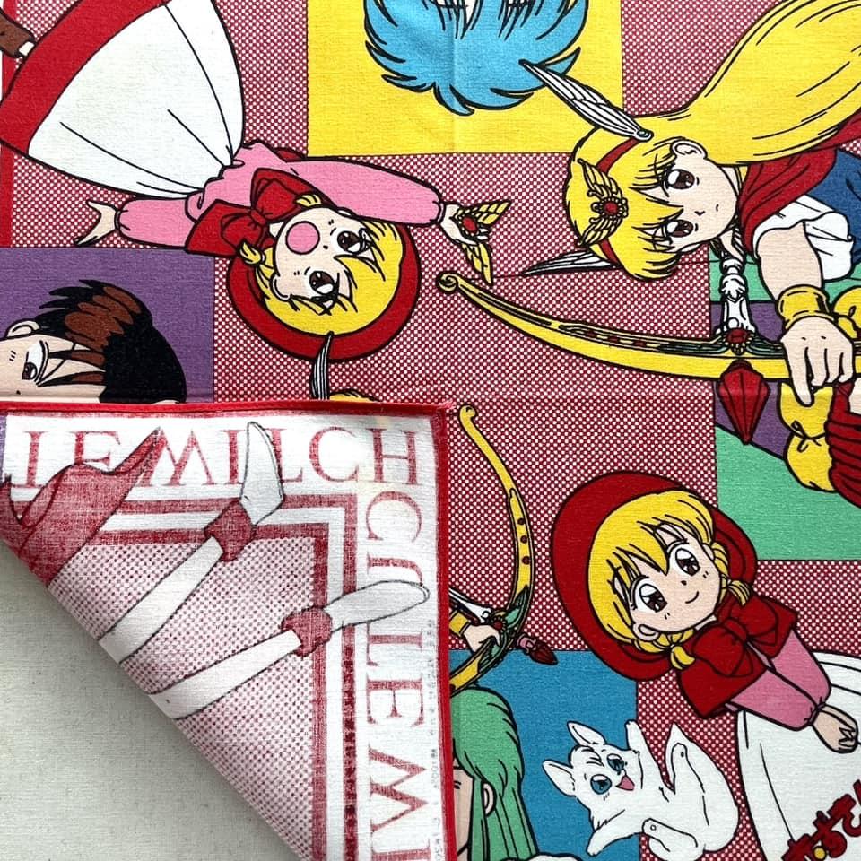 ヴィンテージ 90 年代 赤ずきんチャチャ ハンカチ / アニメ ハンカチ