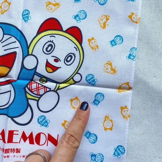 Vintage Doraemon Handkerchief: Anime Cartoon Collectible - Etsy