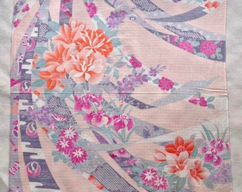 Vintage Japan Flower Handkerchief