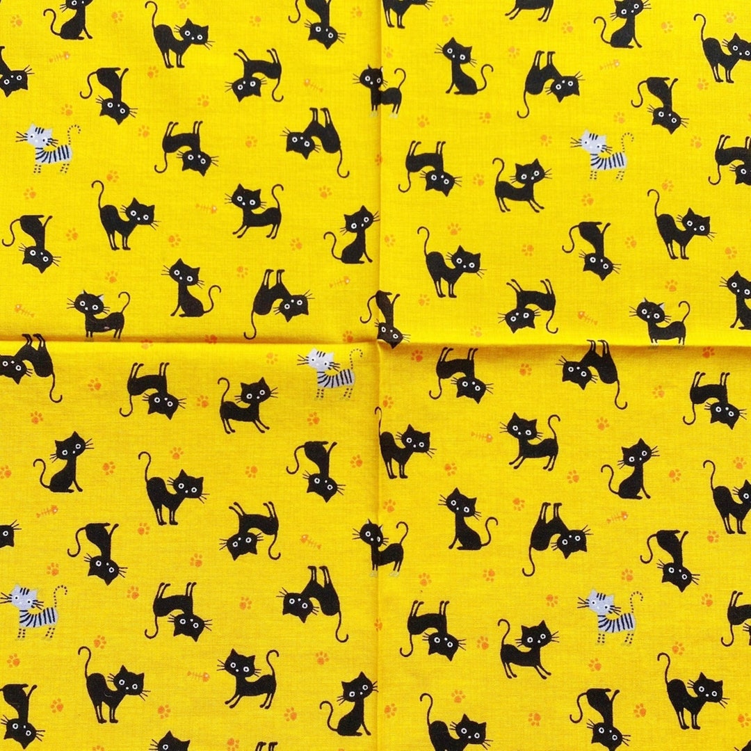 Vintage Cat Handkerchief - Etsy