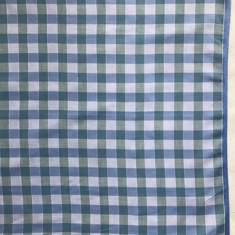 Vintage Plaid Handkerchief