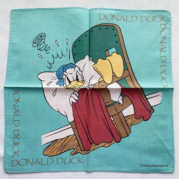 Vintage donald duck handkerchief