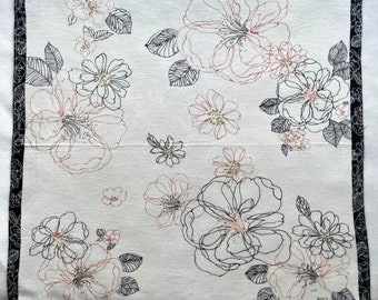 Vintage Floral Handkerchief