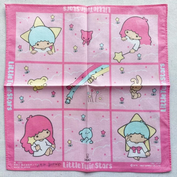 Vintage little twin stars handkerchief