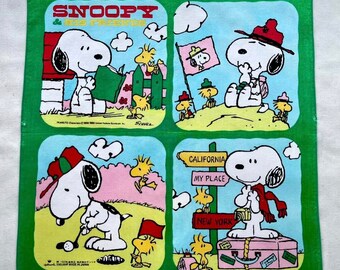 Vintage Snoopy Handkerchief