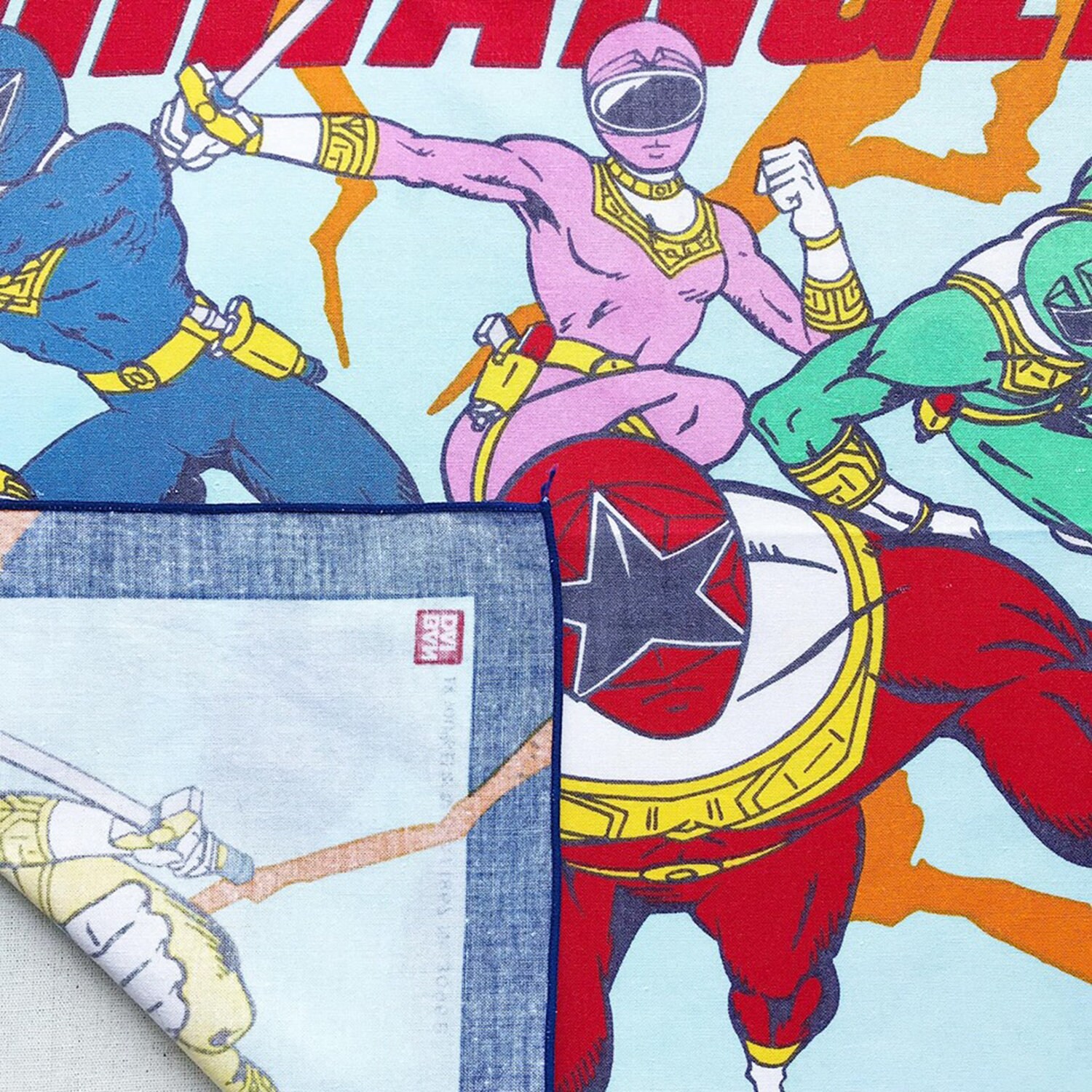 ヴィンテージ 90 年代 超力戦隊オーレンジャー ハンカチ / 漫画 