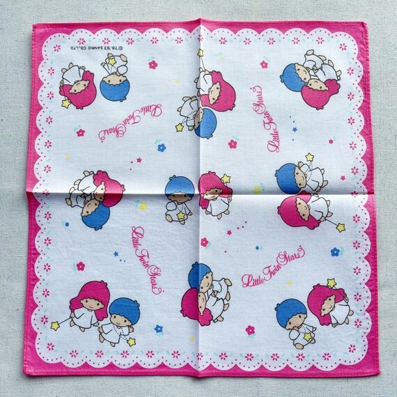 Vintage Little Twin Stars Handkerchief - image 1