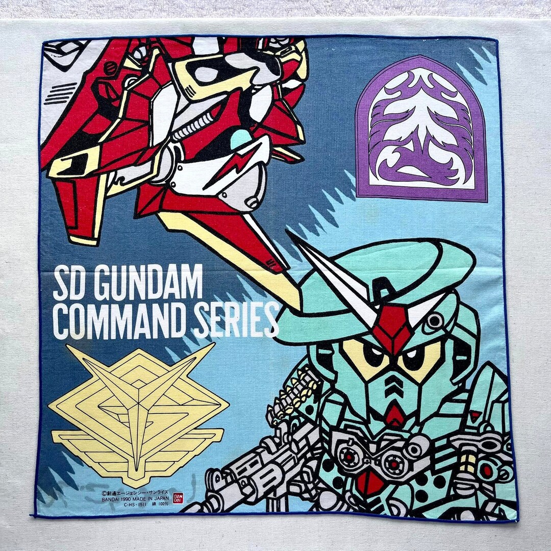 90年代のヴィンテージガンダムアニメハンカチ - Etsy 日本