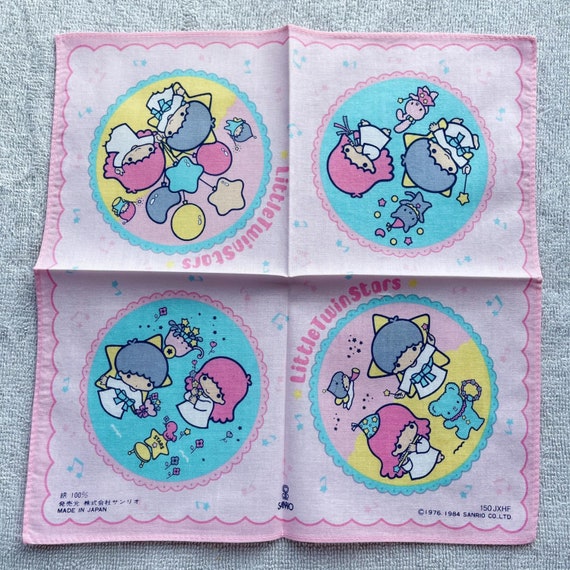 Vintage little twin stars handkerchief