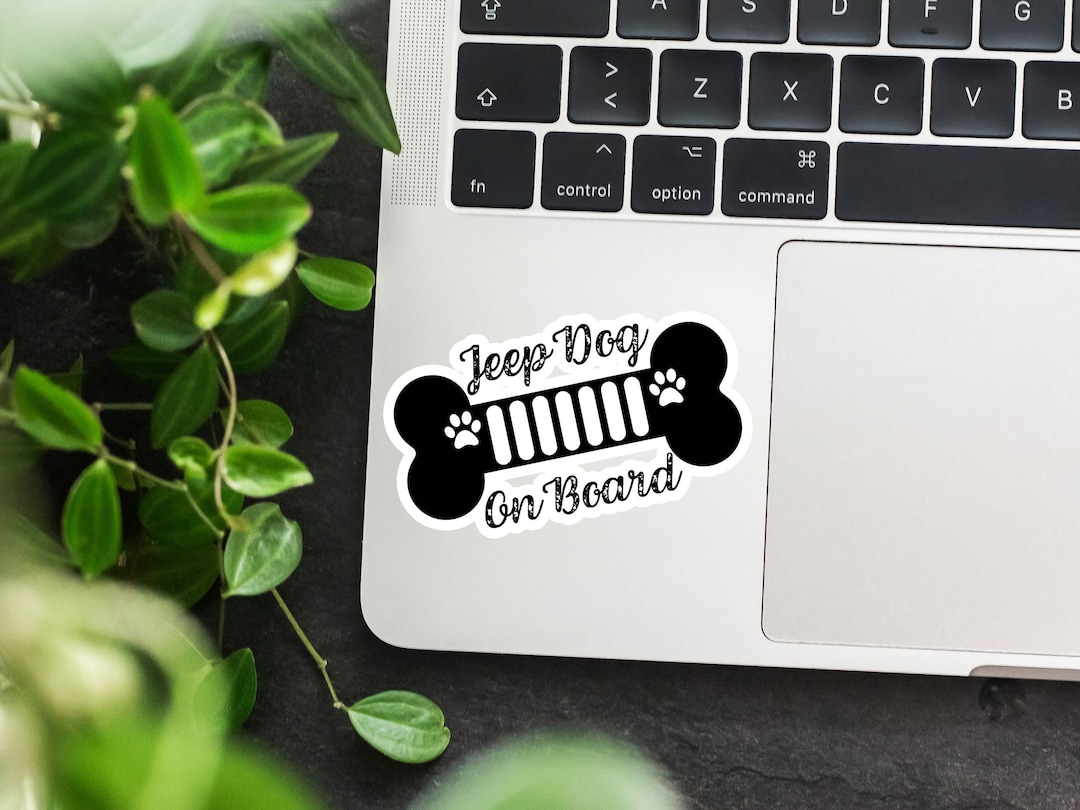 Jeep Dog on Board Sticker Jeep Sticker for Dog Lovers Jeep Etsy