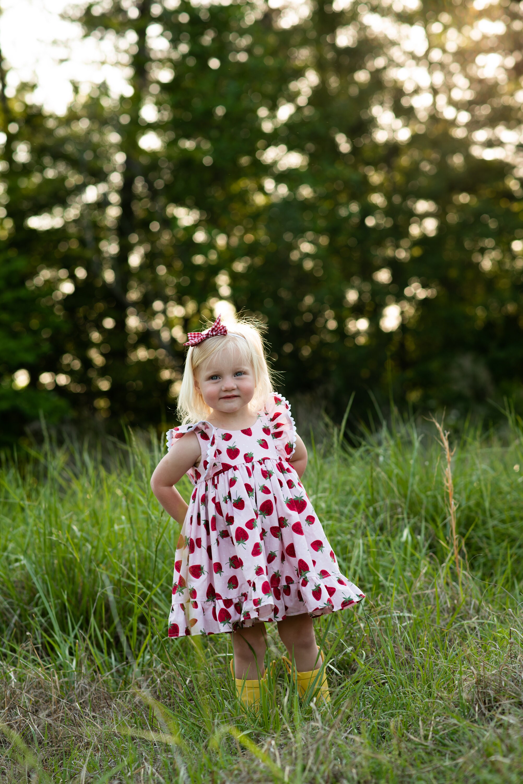 Strawberry dress baby girl cheap