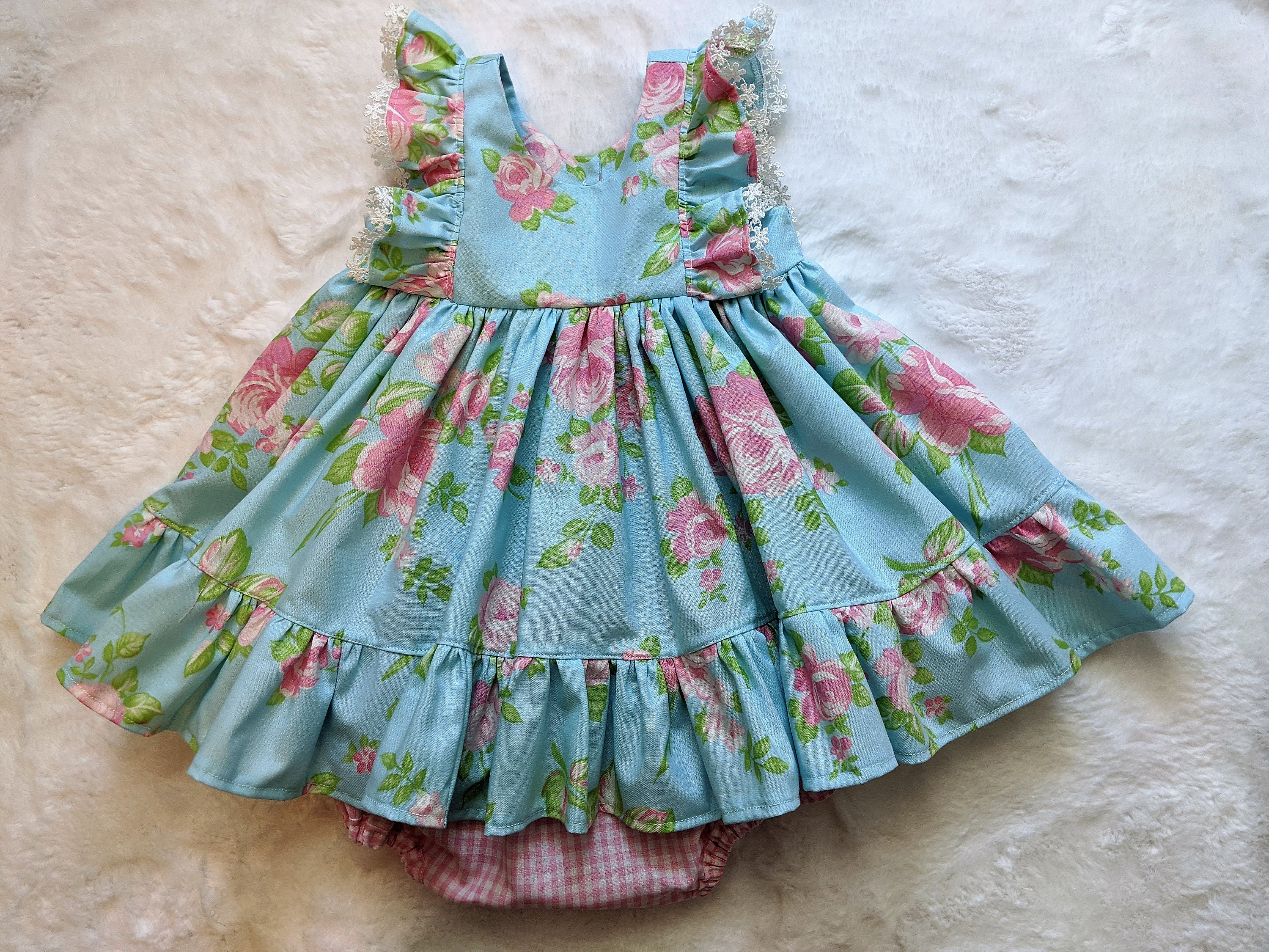 Baby Girl Dress,Baby Girl Bloomer Set,912 month dress, girl 912 mon