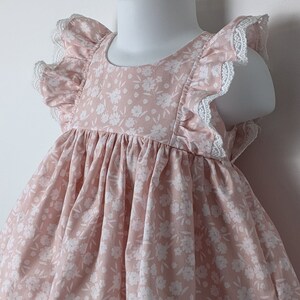 Baby Girl Dress Set Soft Pink W/flowers - Etsy