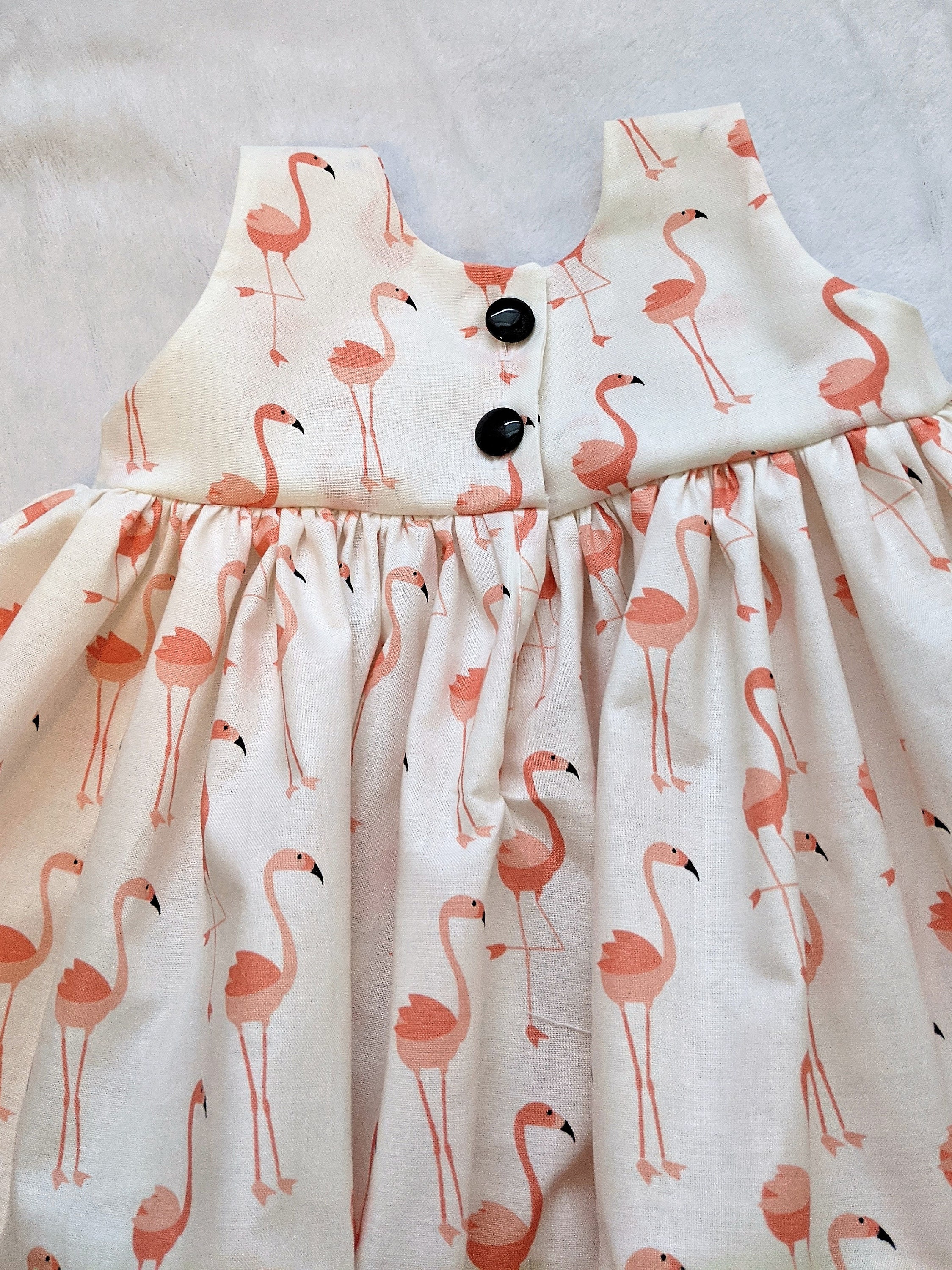 Baby Girl Flamingo Pink Dress and Bloomer Set 3-6 months / Flamingo ...