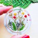 Real flower ring dish, Resin art, Small gift ideas, Boho decor, Earring holder, Trinket dish, Pressed flower art, Bride gift, Ring holder