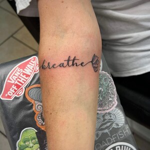 Custom Calligraphy Tattoo Listing // Handwritten Tattoo // Customizable Tattoo Stencil // one of a kind design // png file