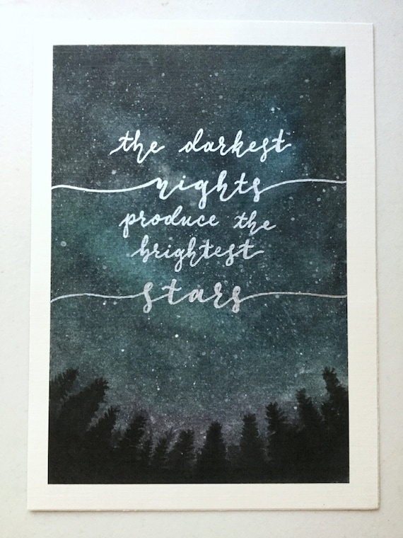 Quotes About Night Sky Custom Quote Custom Verse Night Sky Quote Gift For Her | Etsy