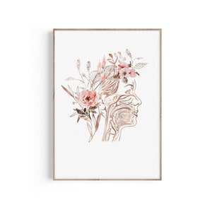 SLP Geschenk, Sprachanatomie Kunst, Sprache Pathologen Geschenk, SLP Büro Dekor, Logopäde , HNO Kunst, Arzt Geschenk, Logopädie