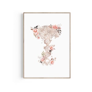 DNA Tree of Life Art, Forensic Scientist, Genetics Art,  DNA Print, Biology Art, Medical Science Art, Science Print, Doctor Graduation Gift