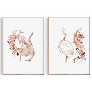 Pregnancy Art, Pregnancy Print, Baby Art, Gynecology Gift, Obstetrician Office Wall Art, OBGYN, Midwife Print, Doula Appreciation Gift