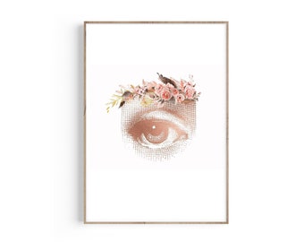 Eye Anatomy Print, Ophthalmologist Gift, Optometrist Gift, Optician Print, Eye Art, Eyeball, Doctor Art, Optical, Optometry Print, Eyesight