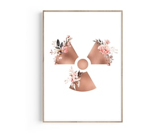 Cadeau pour radiologue, Symbole radioactif, Rad Tech, Médecine nucléaire, NMT, RT, Rayons X, Radiographie, Assistant en radiologie, PR, Radiothérapeute