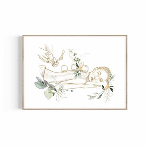 Cupping Print, Cupping Therapy, Cupping Room Wall Art, Chinese Medicine, Therapist Gift, Cupping Therapist Art Décor, Alternative Medicine