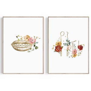 Orthodontist Gift, Oral Anatomy, Orthodontic Braces, Dental Clinic Decor, Dentist Art, Dental Hygienist Art, Dental Assistant Teeth, Smiles