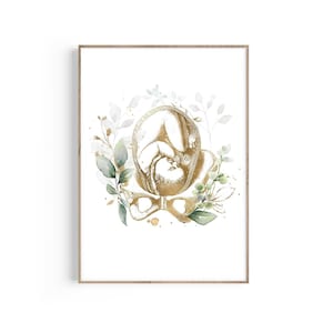 Pregnancy Art, Womb Art Print, Baby Art, Gynecology, Obstetrician, OBGYN, Midwife Gift, Doula Appreciation, Doctor Gift, Gynecologist Gift