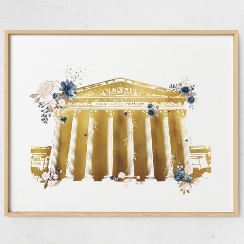 Scales of Justice Art Attorney Print Lawyer Gift Law Etsy