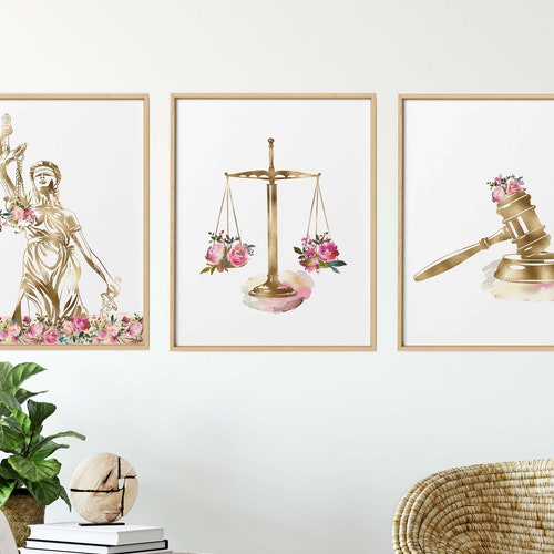 Law Office Decor Lawyer Gift Law School Graduation Gift Etsy